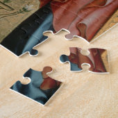 De aankondiging, c.1330 (olie op het paneel) legpuzzel (Zijkant)