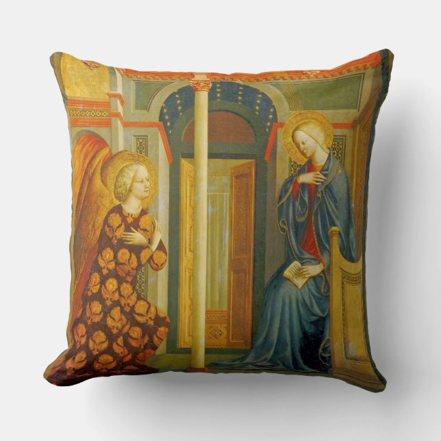 De aankondiging, c. 1423-24 kussen (Voorkant)