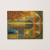 De aankondiging, c. 1423-24 legpuzzel (Horizontaal)