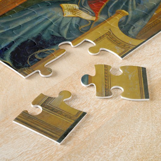 De aankondiging, c. 1423-24 legpuzzel (Zijkant)
