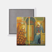 De aankondiging, c. 1423-24 magneet (Voorkant / Achterkant)