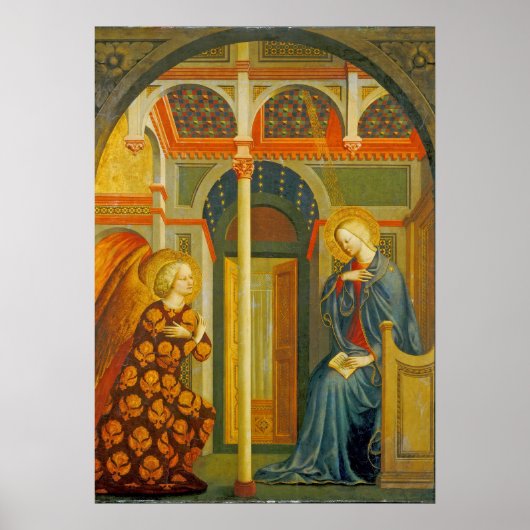 De aankondiging, c. 1423-24 poster (Voorkant)