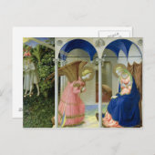 De aankondiging, c.1430-32 briefkaart (Voorkant / Achterkant)