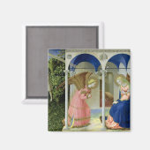 De aankondiging, c.1430-32 magneet (Voorkant / Achterkant)