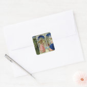 De aankondiging, c.1430-32 vierkante sticker (Envelop)