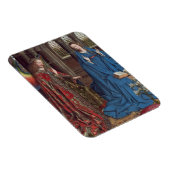 De aankondiging, c. 1434-36 (olie op doek) magneet (Rechterzijde)