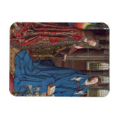 De aankondiging, c. 1434-36 (olie op doek) magneet (Horizontaal)