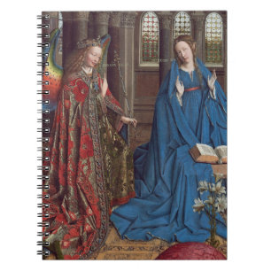 De aankondiging, c. 1434-36 (olie op doek) notitieboek
