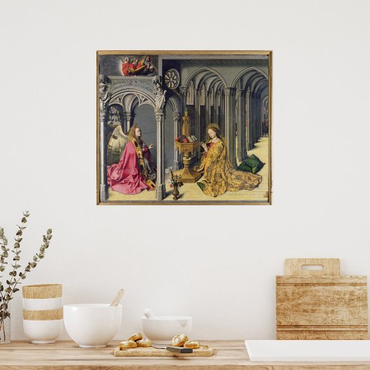 De aankondiging, c.1445 poster (Keuken)