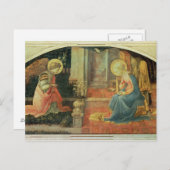 De aankondiging, c.1450-3 briefkaart (Voorkant / Achterkant)