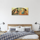 De aankondiging, c.1450-3 canvas afdruk (Insitu (Slaapkamer))
