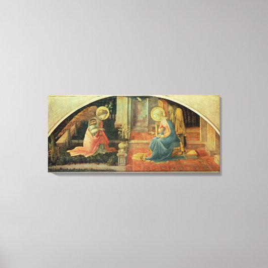 De aankondiging, c.1450-3 canvas afdruk (Voorkant)