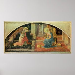 De aankondiging, c.1450-3 poster
