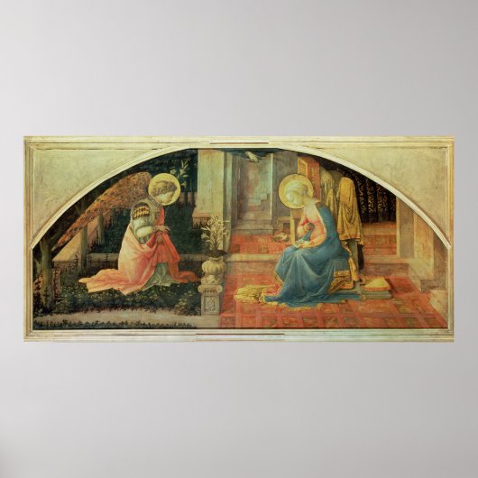 De aankondiging, c.1450-3 poster (Voorkant)