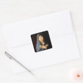 De aankondiging, c.1473-74 vierkante sticker (Envelop)