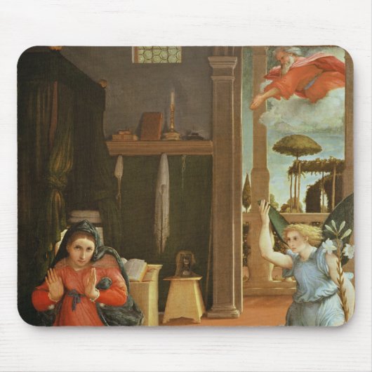 De aankondiging, c.1534-35 muismat (Voorkant)