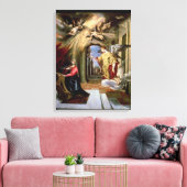 De aankondiging, c.1570-73 canvas afdruk (Insitu (Woonkamer))