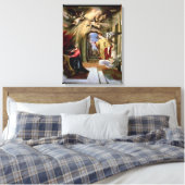 De aankondiging, c.1570-73 canvas afdruk (Insitu (Slaapkamer))