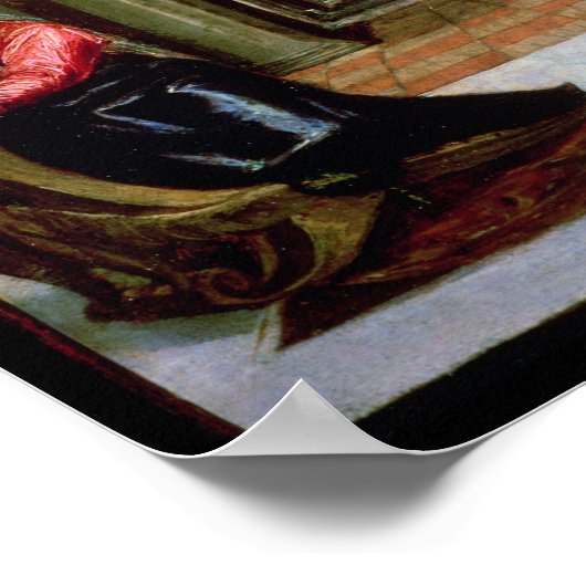 De aankondiging, c.1570-73 poster (Hoek)