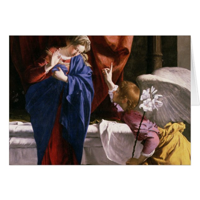 De aankondiging, c.1623 (Voorkant Horizontaal)