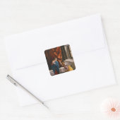 De aankondiging, c.1623 vierkante sticker (Envelop)