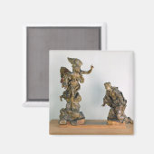 De aankondiging, c.1725 magneet (Voorkant / Achterkant)