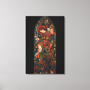 De Aankondiging Canvas Afdruk