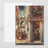 De Aankondiging Carlo Crivelli Renaissance Kunst (Voorkant / Achterkant)