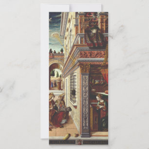 De Aankondiging Carlo Crivelli Renaissance Kunst