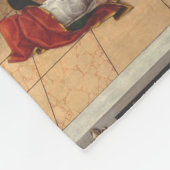 De Aankondiging Carlo Crivelli Renaissance Kunst Fleece Deken (Hoek)