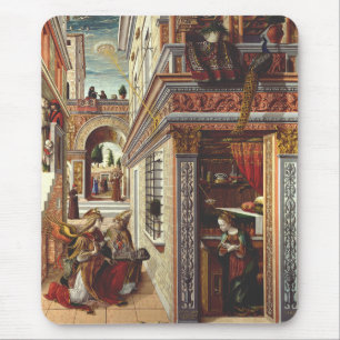 De Aankondiging Carlo Crivelli Renaissance Kunst Muismat