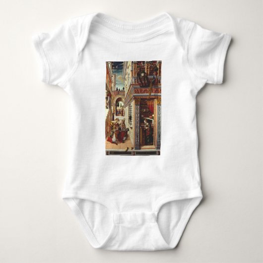 De Aankondiging Carlo Crivelli Renaissance Kunst Romper (Voorkant)