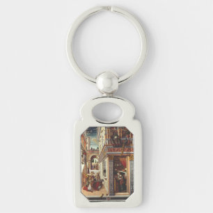 De Aankondiging Carlo Crivelli Renaissance Kunst Sleutelhanger