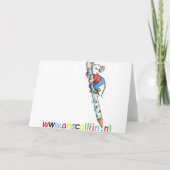 De aankondiging de "Aankomst van de geboorte van (Achterkant)