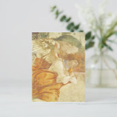 De aankondiging, de details van de Archangel Briefkaart (Staand voorkant)