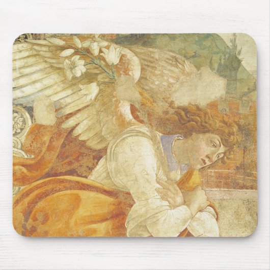 De aankondiging, de details van de Archangel Muismat (Voorkant)