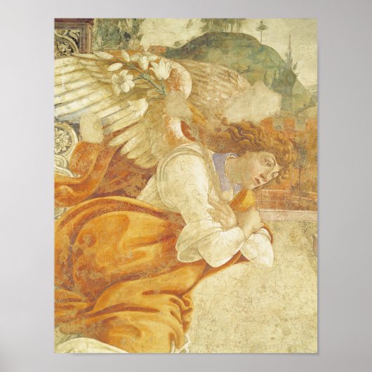 De aankondiging, de details van de Archangel Poster (Voorkant)