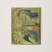 De aankondiging, detail van een polytych die toont legpuzzel (Verticaal)