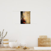 De Aankondiging door Carl Bloch Print (Keuken)