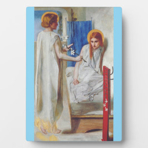 De Aankondiging door Dante Gabriel Rossetti Fotoplaat