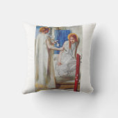 De Aankondiging door Dante Gabriel Rossetti Kussen (Achterkant)