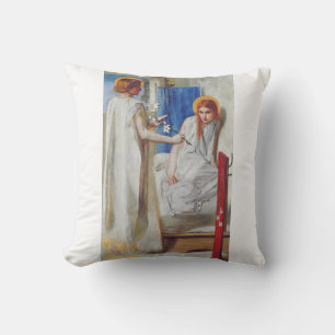 De Aankondiging door Dante Gabriel Rossetti Kussen