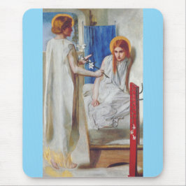 De Aankondiging door Dante Gabriel Rossetti Muismat