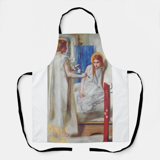 De Aankondiging door Dante Gabriel Rossetti Schort (Voorkant)