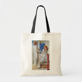 De Aankondiging door Dante Gabriel Rossetti Tote Bag
