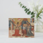 De aankondiging door Elias Moskos Briefkaart (Staand voorkant)