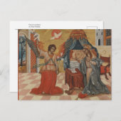 De aankondiging door Elias Moskos Briefkaart (Voorkant / Achterkant)