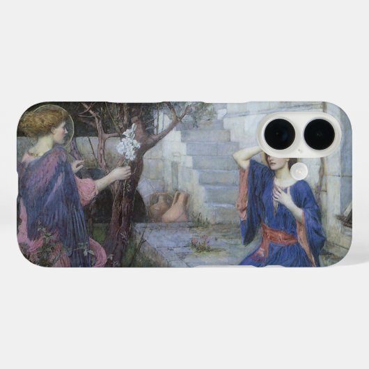De Aankondiging door John William Waterhouse Case-Mate iPhone Case (Achterkant (horizontaal))