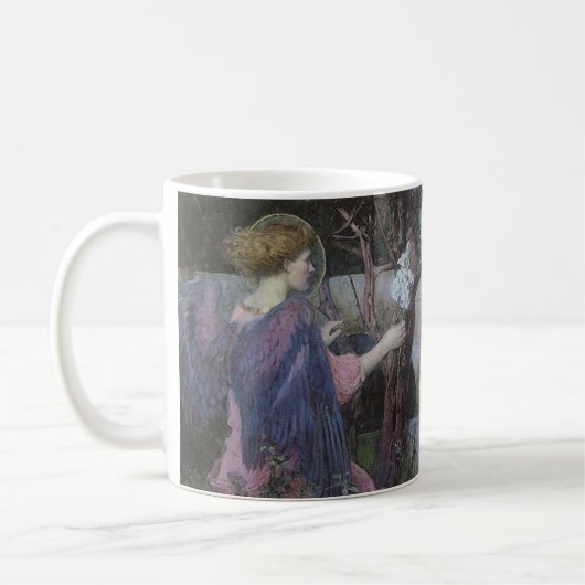 De Aankondiging door John William Waterhouse Koffiemok (Links)