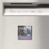 De Aankondiging door John William Waterhouse Magneet (Insitu (Vaatwasser))